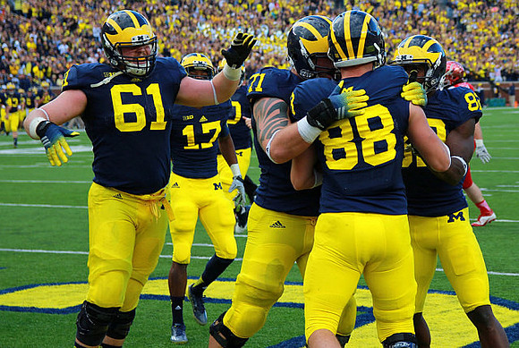 Graham Glasgow (61), Freddy Canteen (17), Ben Braden (71), Amara Darboh (82) , and Jake Butt (88)