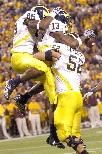 Kevin Koger (86), Greg Mathews (13), and Stephen Schilling (52)