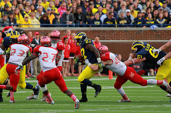 Derrick Green (27) and Graham Glasgow (61)