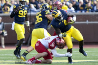 Devin Gardner (98), Joe Kerridge (36), and De'Veon Smith (4)