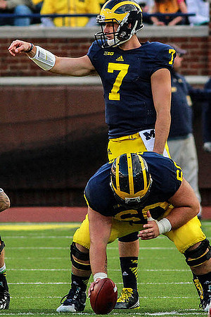 Jack Miller (60) and Shane Morris (7)