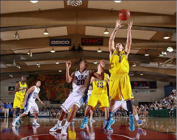 Tim Hardaway Jr. (10), Matt Vogrich (13), and Stu Douglass (1)