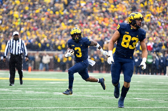 A.J. Henning (3) and Erick All (83)