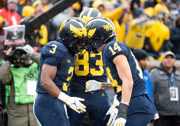 A.J. Henning (3), Erick All (83), and Roman Wilson (14)