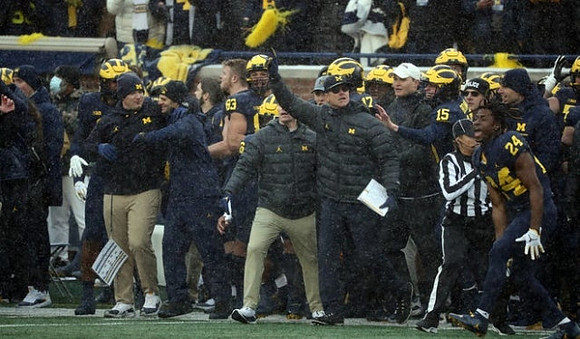 Jim Harbaugh and Michigan Team