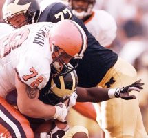 Walter Cross (8) and Jon Jansen (77)