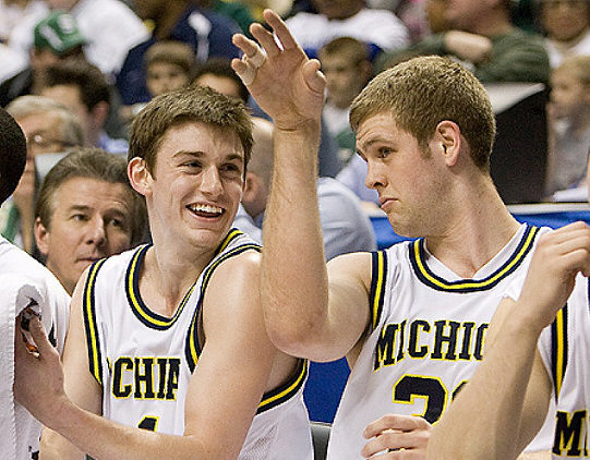 Stu Douglass (1) and Zack Gibson (32)