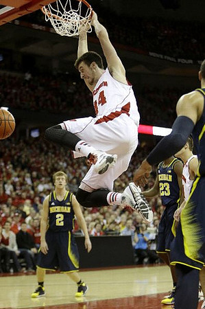 Spike Albrecht (2) and Caris LeVert (23)