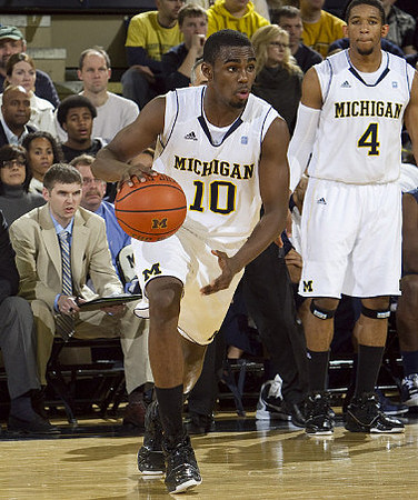 Tim Hardaway Jr. (10) and Darius Morris (4)