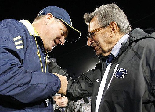 Rich Rodriguez and Joe Paterno