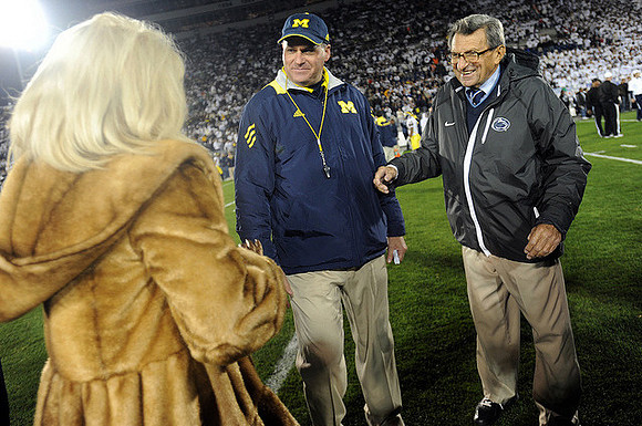 Rita Rodriguez, Rich Rodriguez, and Joe Paterno