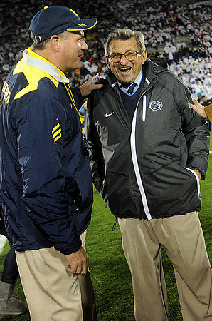 Rich Rodriguez and Joe Paterno