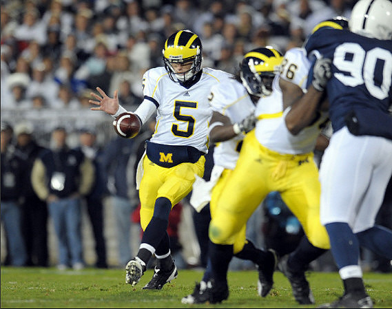 Tate Forcier (5), Kevin Koger (86), and Vincent Smith (2)