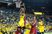 Derrick Walton Jr. (10), Ricky Doyle (32), and Spike Albrecht (2)