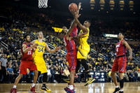 Mark Donnal (34) and Zak Irvin (21)