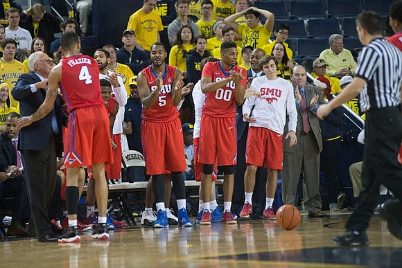 Southern Methodist Head Coach Larry Brown