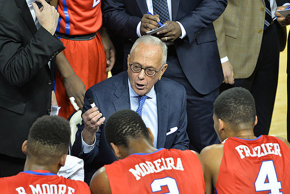 Southern Methodist Head Coach Larry Brown