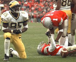 Marcus Knight (85) and Tai Streets (86)