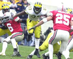 Chris Perry (23) and B.J. Askew (35)