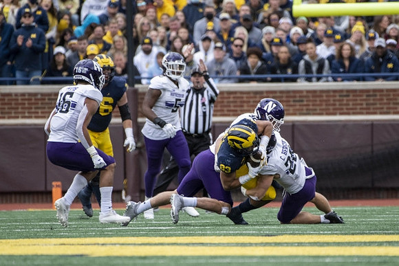 Erick All (83) and Ryan Hayes (76)
