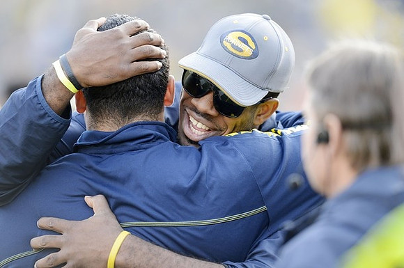Former Michigan Players Mike Martin and Kevin Koger