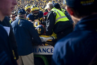 Elliott Mealer (57) and Fitzgerald Toussaint (28)