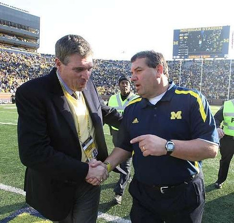 David Brandon and Brady Hoke