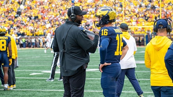 Sherrone Moore and Davis Warren (16)