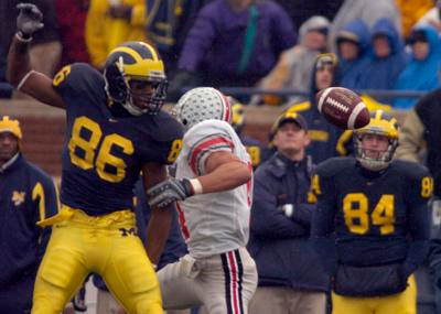 Mario Manningham and K.C. Lopata