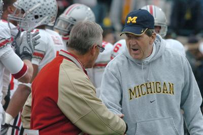 Lloyd Carr and Jim Tressel