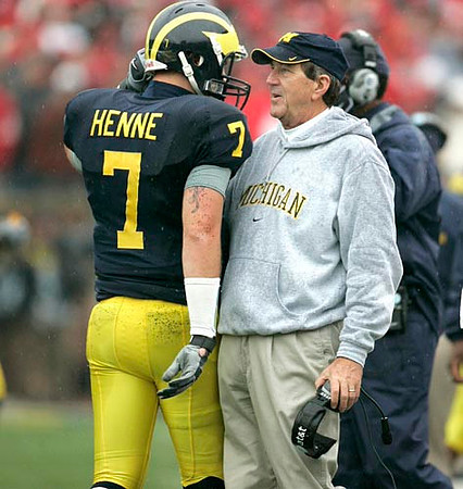 Chad Henne and Lloyd Carr