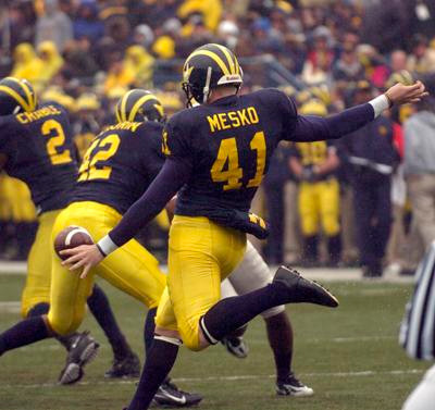 Zoltan Mesko, Chris McLaurin, and Shawn Crable