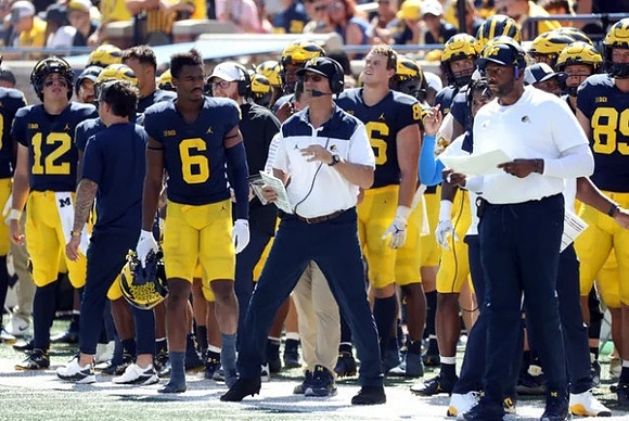 Jim Harbaugh and Michigan Team