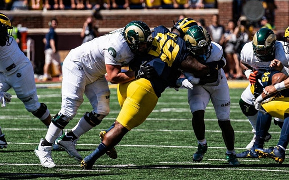 Cam Goode (99) and George Rooks (54)