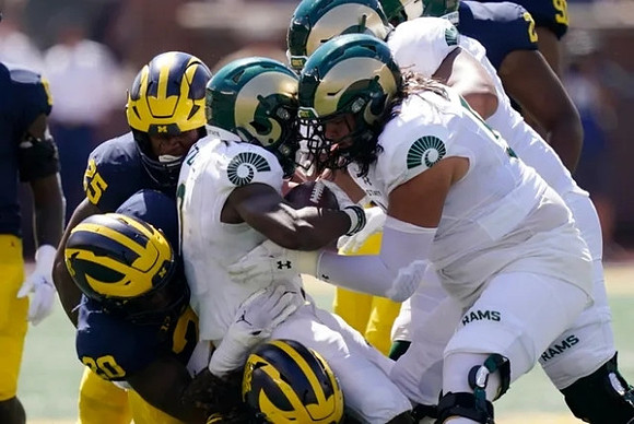 Junior Colson (25) and Kalel Mullings (20)