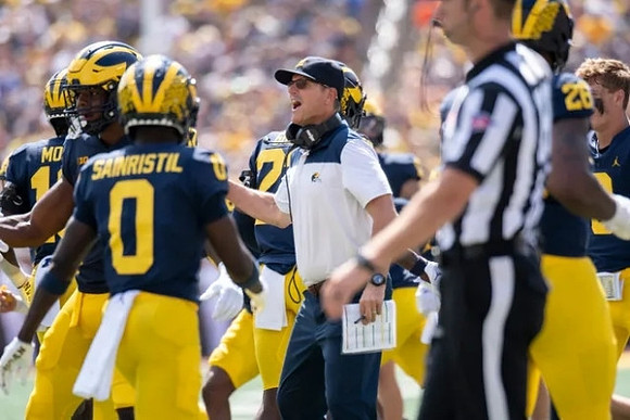 Jim Harbaugh and Michigan Team