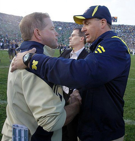 Brian Kelly and Rich Rodriguez