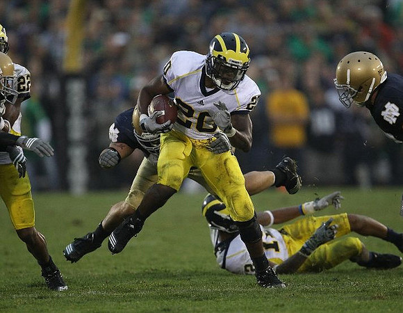 Darryl Stonum (22), Michael Shaw (20), and Roy Roundtree (12)
