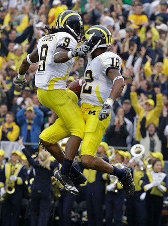 Martavious Odoms (9) and Roy Roundtree (12)