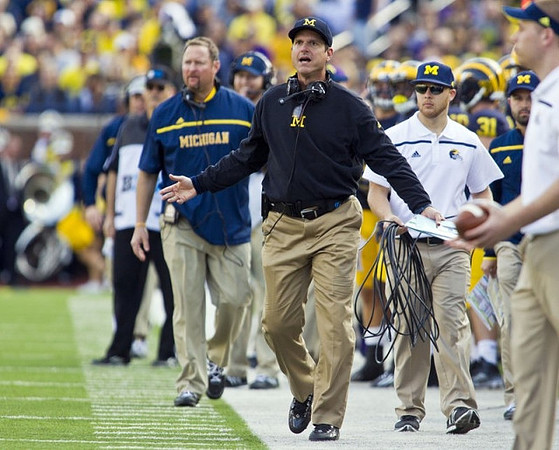 Tim Drevno and Jim Harbaugh