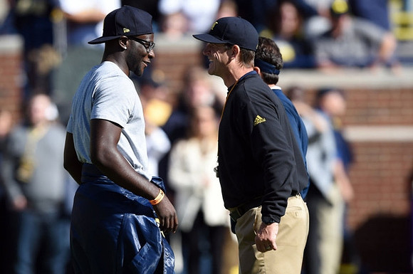 Devin Gardner and Jim Harbaugh