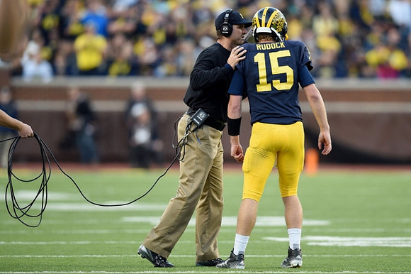 Jim Harbaugh and Jake Rudock (15)