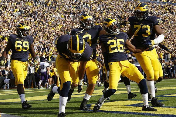 Willie Henry (69), Jeremy Clark (34), Desmond Morgan (3), Jourdan Lewis (26), and Maurice Hurst (73)