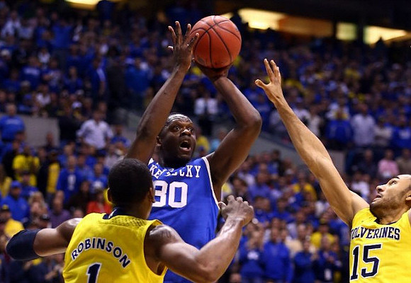 Glenn Robinson III (1) and Jon Horford (15)