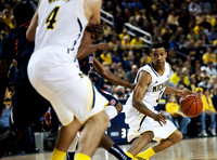 Mitch McGary (4) and Trey Burke (3)