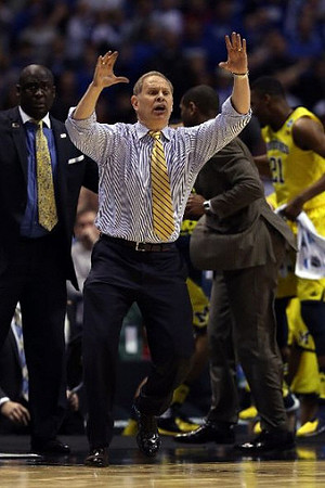 John Beilein and Bacari Alexander