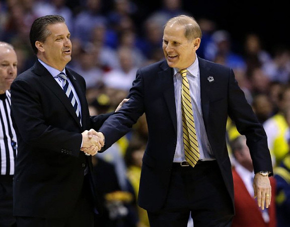 Kentucky Head Coach John Calipari and John Beilein