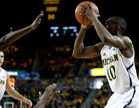 Tim Hardaway Jr. (10) and Mitch McGary (4)
