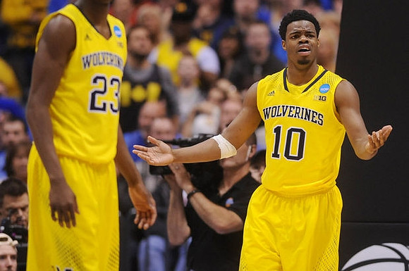 Caris LeVert (23) and Derrick Walton Jr. (10)