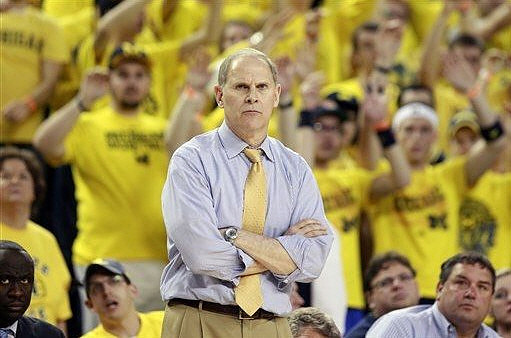 John Beilein and Michigan Head Football Coach Brady Hoke